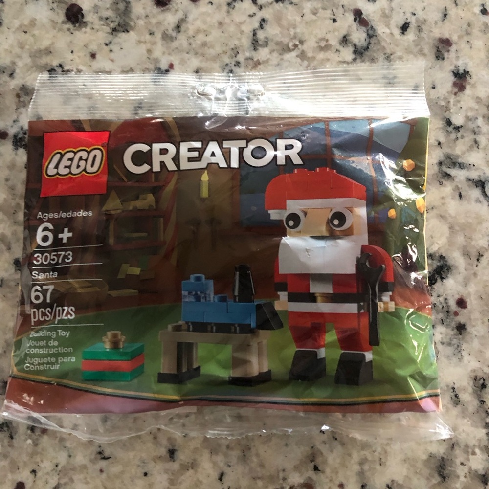 LEGO Creator Santa Construction Kit Set - Red, Blue, and Black 30573